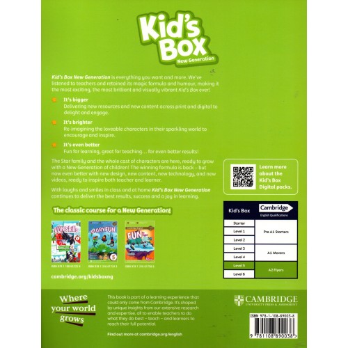 Kid's Box 5 Activity Book, New Generation with Digital Pack : CEFR A2 ...